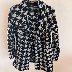 Houndstooth Pea Coat